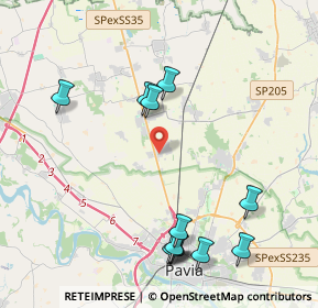 Mappa Via Sandro Pertini, 27010 Borgarello PV, Italia (4.70833)