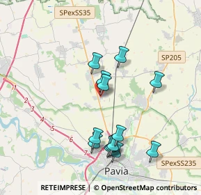 Mappa Via Sandro Pertini, 27010 Borgarello PV, Italia (3.63462)