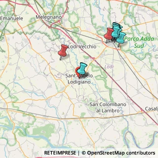 Mappa Piazza Caduti, 26866 Sant'Angelo Lodigiano LO, Italia (9.10357)