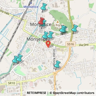Mappa Via Araldo e Monte, 35043 Monselice PD, Italia (0.52182)
