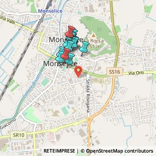 Mappa Via Araldo e Monte, 35043 Monselice PD, Italia (0.395)