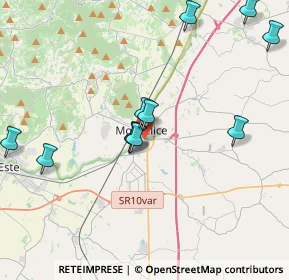 Mappa Via Araldo e Monte, 35043 Monselice PD, Italia (4.08182)