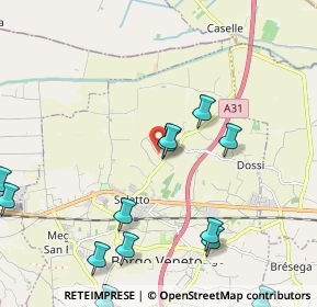 Mappa Via Santigo, 35046 Saletto PD, Italia (2.66462)