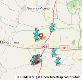 Mappa Via Santigo, 35046 Saletto PD, Italia (3.94273)