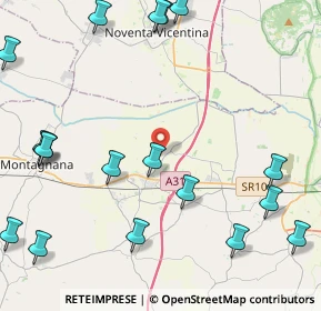 Mappa Via Santigo, 35046 Saletto PD, Italia (6.148)