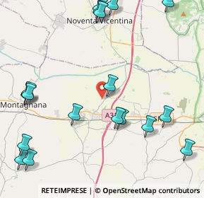 Mappa Via Santigo, 35046 Saletto PD, Italia (5.851)