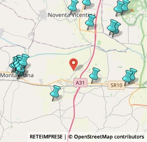 Mappa Via Santigo, 35046 Saletto PD, Italia (5.7555)