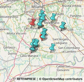 Mappa Via Duca D'Aosta, 27016 Lardirago PV, Italia (10.187)