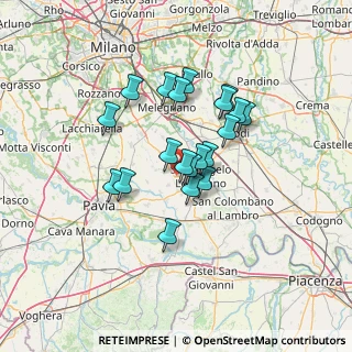 Mappa Localita' Falcone, 27019 Villanterio PV, Italia (10.506)