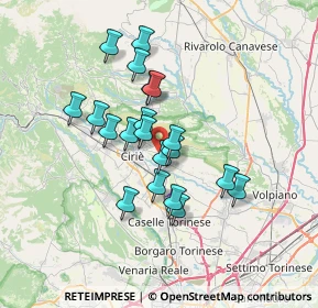 Mappa Strada Girolera, 10070 Sedime , Italia (5.653)