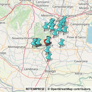 Mappa Via S. Filippo, 35043 Monselice PD, Italia (10.045)
