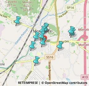 Mappa Via Celio, 35043 Monselice PD, Italia (0.695)