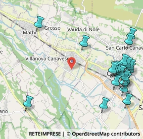 Mappa Via dei Gelsi, 10076 Nole TO, Italia (2.814)