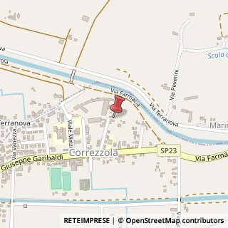 Mappa Via Istituto Oneto, 29, 35020 Correzzola, Padova (Veneto)