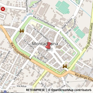 Mappa Via Giacomo Matteotti, 1, 35044 Montagnana, Padova (Veneto)