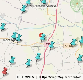 Mappa Via Garzaretta, 35046 Saletto PD, Italia (6.38556)