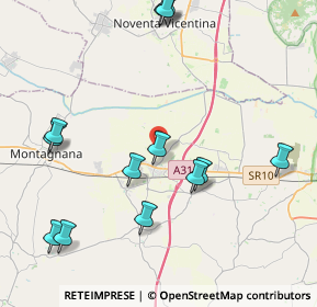 Mappa Via Garzaretta, 35046 Saletto PD, Italia (4.76846)