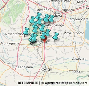 Mappa SP5, 35043 Monselice PD, Italia (9.7975)