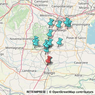 Mappa SP5, 35043 Monselice PD, Italia (9.86429)
