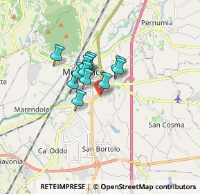 Mappa Via Cantarella, 35043 Monselice PD, Italia (1.01833)