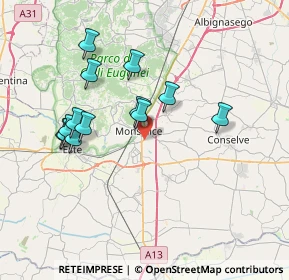 Mappa Via Cantarella, 35043 Monselice PD, Italia (6.90615)