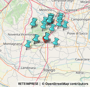 Mappa , 35043 Monselice PD, Italia (11.047)