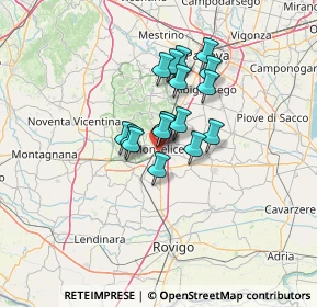 Mappa , 35043 Monselice PD, Italia (8.79176)