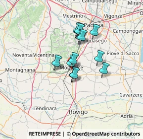 Mappa , 35043 Monselice PD, Italia (9.64067)