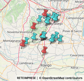 Mappa , 35043 Monselice PD, Italia (10.405)