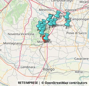 Mappa , 35043 Monselice PD, Italia (11.46143)