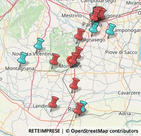 Mappa , 35043 Monselice PD, Italia (16.655)