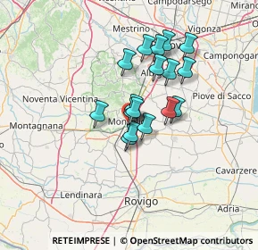Mappa , 35043 Monselice PD, Italia (9.84118)
