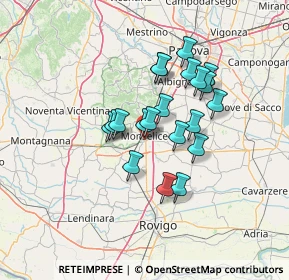 Mappa , 35043 Monselice PD, Italia (10.5145)