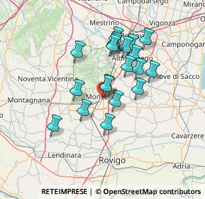 Mappa , 35043 Monselice PD, Italia (11.573)