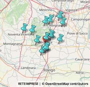 Mappa , 35043 Monselice PD, Italia (8.865)