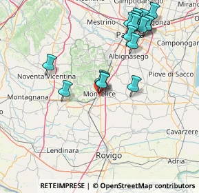 Mappa , 35043 Monselice PD, Italia (16.95167)