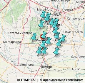 Mappa , 35043 Monselice PD, Italia (10.696)
