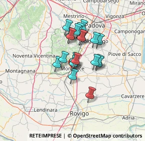Mappa , 35043 Monselice PD, Italia (9.744)