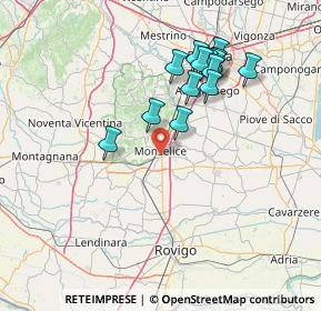 Mappa , 35043 Monselice PD, Italia (13.89214)