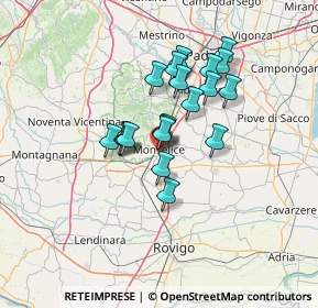 Mappa , 35043 Monselice PD, Italia (10.211)