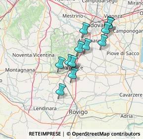 Mappa , 35043 Monselice PD, Italia (11.37583)
