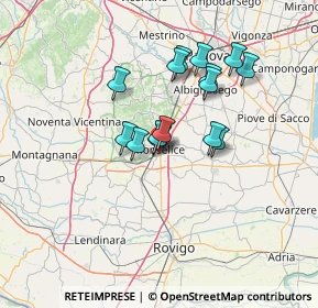 Mappa , 35043 Monselice PD, Italia (10.88067)