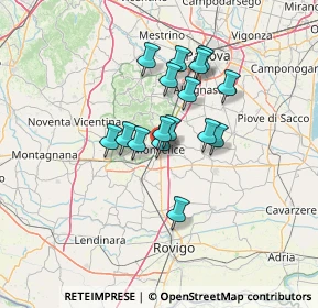 Mappa , 35043 Monselice PD, Italia (9.88188)