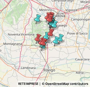 Mappa , 35043 Monselice PD, Italia (9.711)