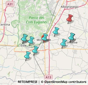 Mappa , 35043 Monselice PD, Italia (6.90727)