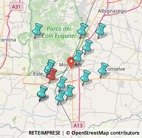 Mappa , 35043 Monselice PD, Italia (6.694)