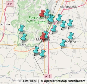 Mappa , 35043 Monselice PD, Italia (6.25222)