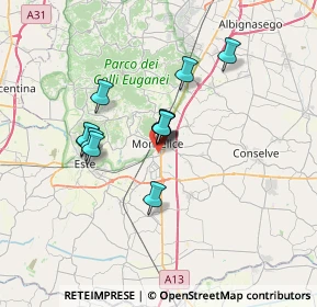 Mappa , 35043 Monselice PD, Italia (5.23833)