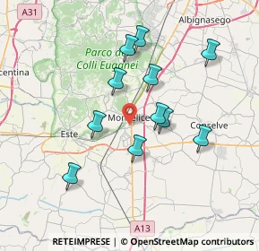 Mappa , 35043 Monselice PD, Italia (6.54636)