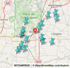 Mappa , 35043 Monselice PD, Italia (7.45706)